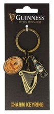 Guinness Charm Key Ring -