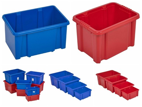 Stackable storage boxes heavy - boxes,