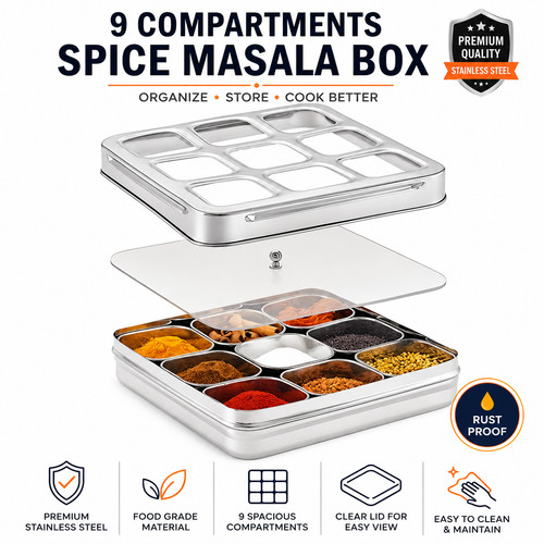 Compartments stainless steel - 9,