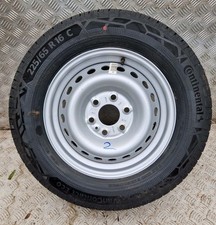 16" IVECO DAILY 35S(2006-25) 6 STUD STEEL WHEEL 225 65 16C CONTINENTAL TYRE 