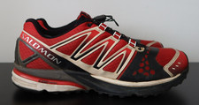 Mens Salomon XR Crossmax 1 Red Trail Trainers Shoes - UK 10