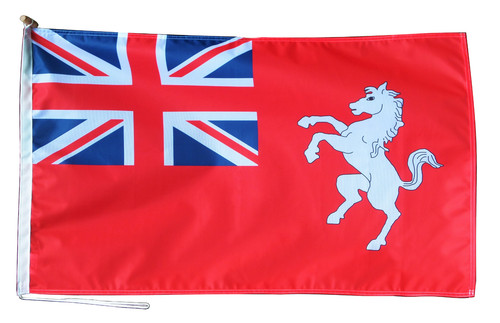 Kent ensign flag with rope - kent,