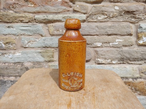 Antique salt glazed stoneware - glazed,