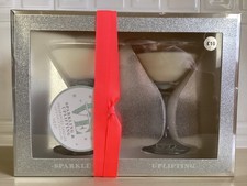 Next Champagne Glass Candles -
