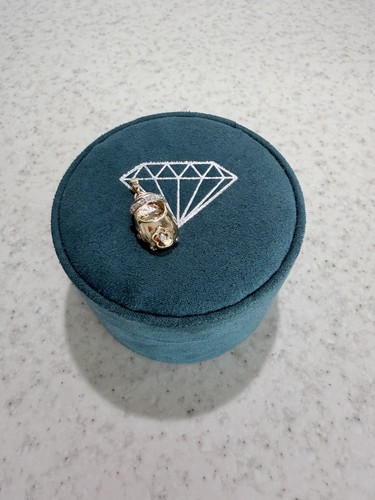 Yellow gold shoe charm - , pendant