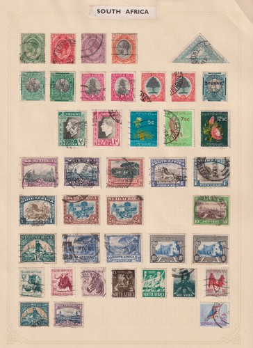 South africa stamps - africa, on