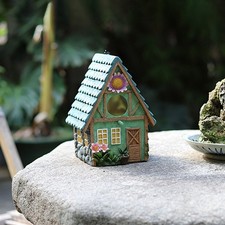 Hanging Bird House Decorative Cute Cage For Bird Outdoor Resin Bird House