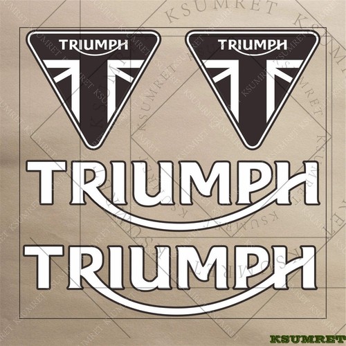 Triumph reflective tank decal - tank,