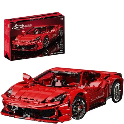 3380pcs ferrari 458 - ferrari, 1:8