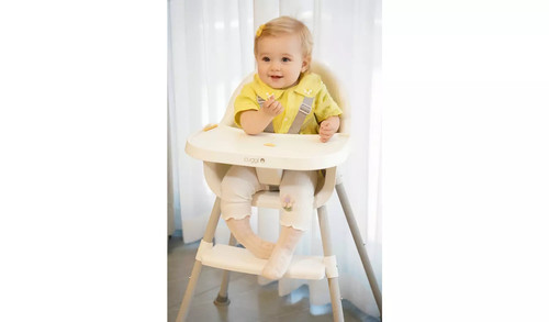 Cuggl cafe highchair white - highchair,