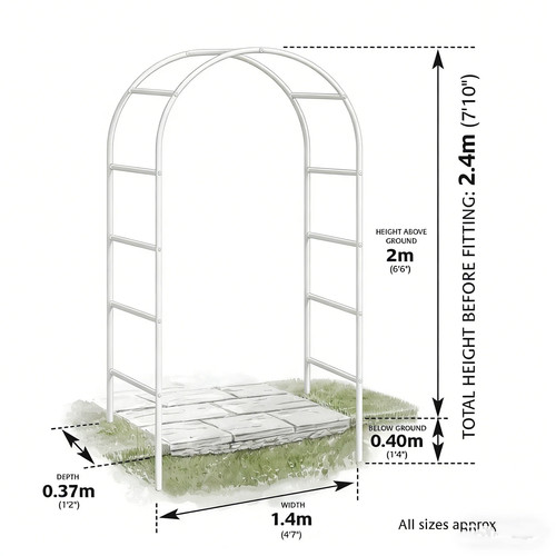 Garden arch trellis - garden,