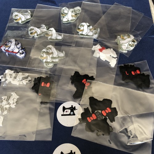 Job lot motifs patches - lot, of