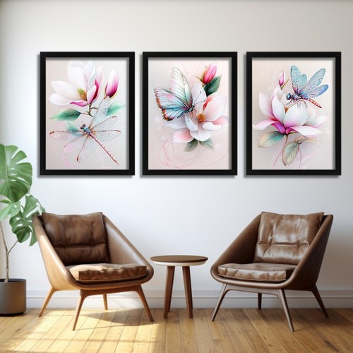Pastel botanical wall - botanical, art