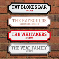 Personalised Street Sign 3D
