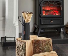 Black Matchstick Holder -