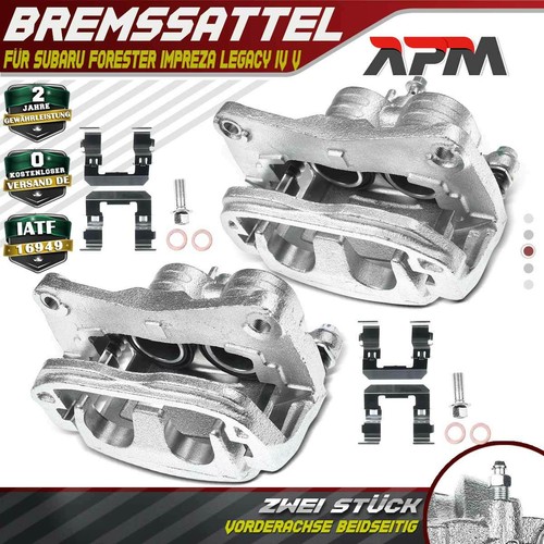 Front brake caliper - 2x, bracket