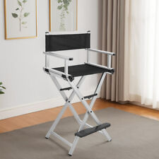 114cm Tall Professional Makeup Artist Directors Chair Folding Aluminum Alloy