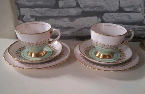 Tuscan bone china trio tea - china,