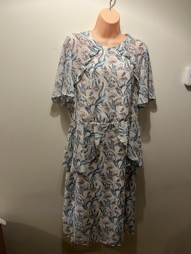 Numph floral midi dress - floral,