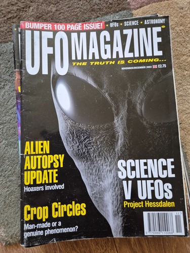 Ufo magazine november december - ufo,