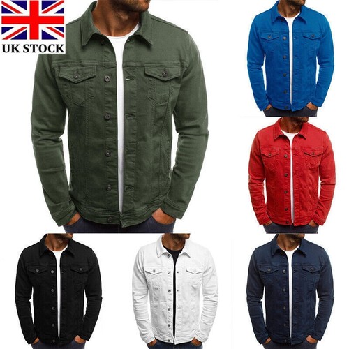 Mens denim jacket loose fit - loose,