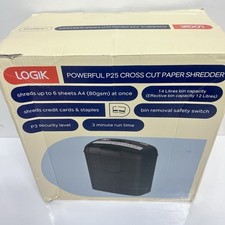 Logik LSHREP25 Cross Cut Paper Shredder