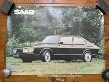 Saab 99, 99 EMS, Turbo Showroom Large Official Posters Lot 100 X 70cm 1979/80 