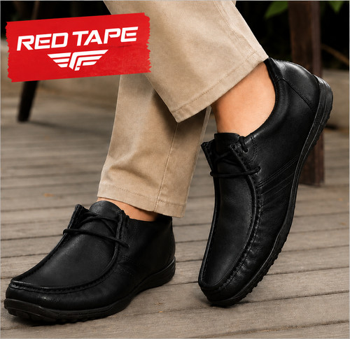 Red tape mens smart casual - red,