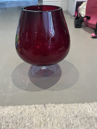 Vintage ruby red glass - vintage,