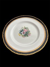 Royal Worcester Hand Painted Cabinet Floral Bone China Plate Signed By R Lewis