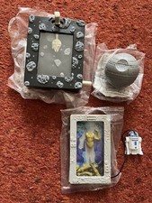 Star Wars 1997 3 Pizza Hut Puzzle Toy  Millennium Falcon Death Star & C3PO R2D2