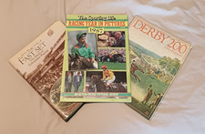 Horse racing memorabilia book souvenir magazines old.