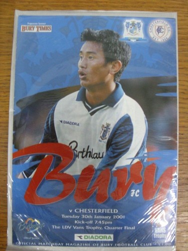2001 bury v chesterfield - bury,