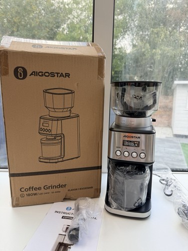 Aigostar electric burr coffee - electric,