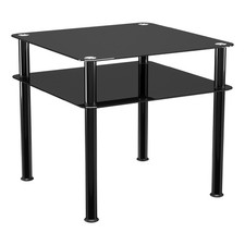 AVF 60cm Glass Side Table with