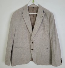 M&S Men's Blazer Neutral Check