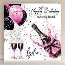 Personalised Birthday Card Friend Sister Daughter Niece Female Granddaughter