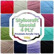 SPECIAL 4 PLY Yarn Stylecraft Premium Acrylic Knitting Crochet Wool 100g Ball