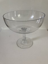 Vintage Decorative Glass Footed Bowl Centrepiece 18cm