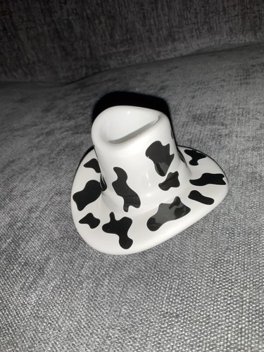Cowboy hat white black - hat,