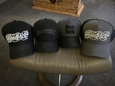 Hoodrich baseball Caps x 4 - Black