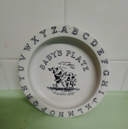 Babys plate abc - plate, swinnertons