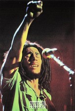 Bob Marley Postcard by