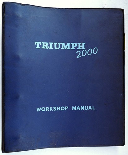1964 1965 triumph 2000 factory - triumph,