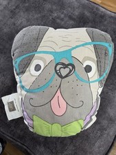 Kirkton House Pug Pillow, Decorative Cushion, Home Decor, Must Hug My Pug