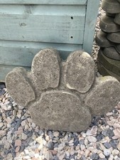 PAW Print Concrete Stepping Stones X 12