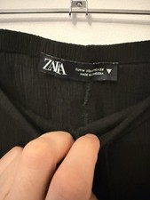 Zara Maxi Skirt In Black Size