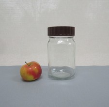 Vintage 1L brown plastic top