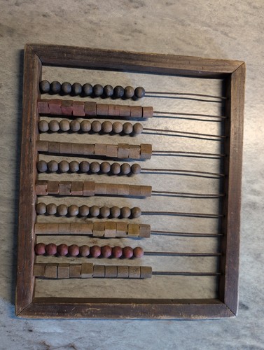 Antique russian abacus math - russian,