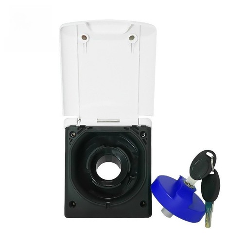 Water fill inlet flush - rv,